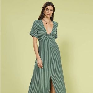 MINKPINK Hey Now Twist Front MIDI Dress